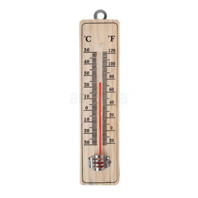 Room Thermometer Wooden & Hanging